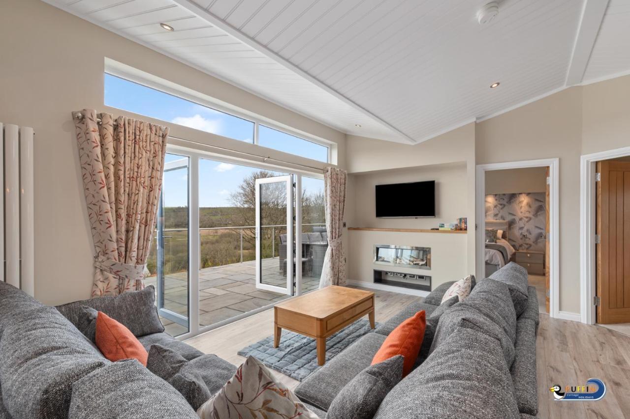 Valley View Lodge - Luxury Lodge, Hot Tub, Close To Beach Penally Екстериор снимка