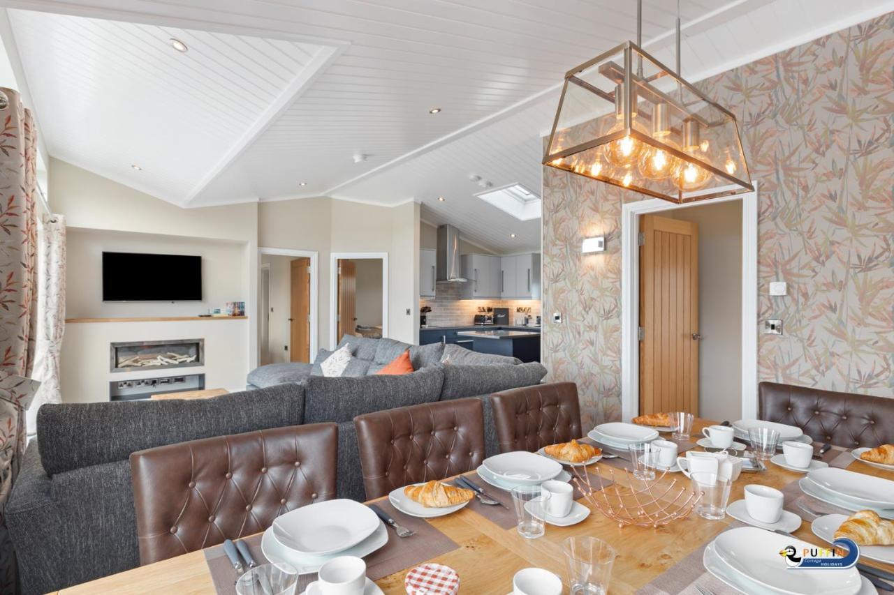 Valley View Lodge - Luxury Lodge, Hot Tub, Close To Beach Penally Екстериор снимка